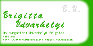 brigitta udvarhelyi business card